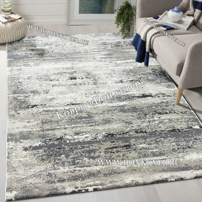 Турецкий Ковер Для Гостиной Серый Арт 30038