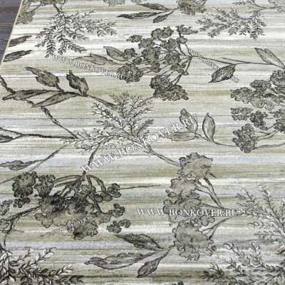 Бельгийский ковер из артшелка дизайн 91 Серый