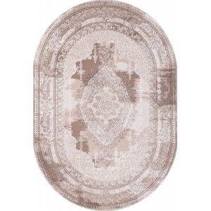 Ковер Armina 03704A BROWN / BROWN Овал