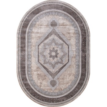 Ковер Armina 04037C GREY / BROWN Овал